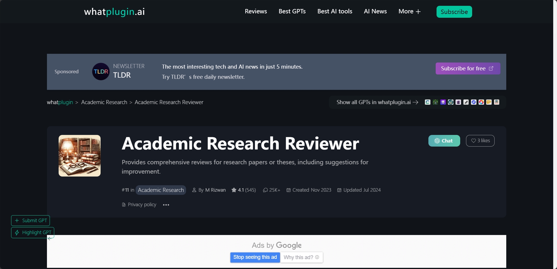 Academic R